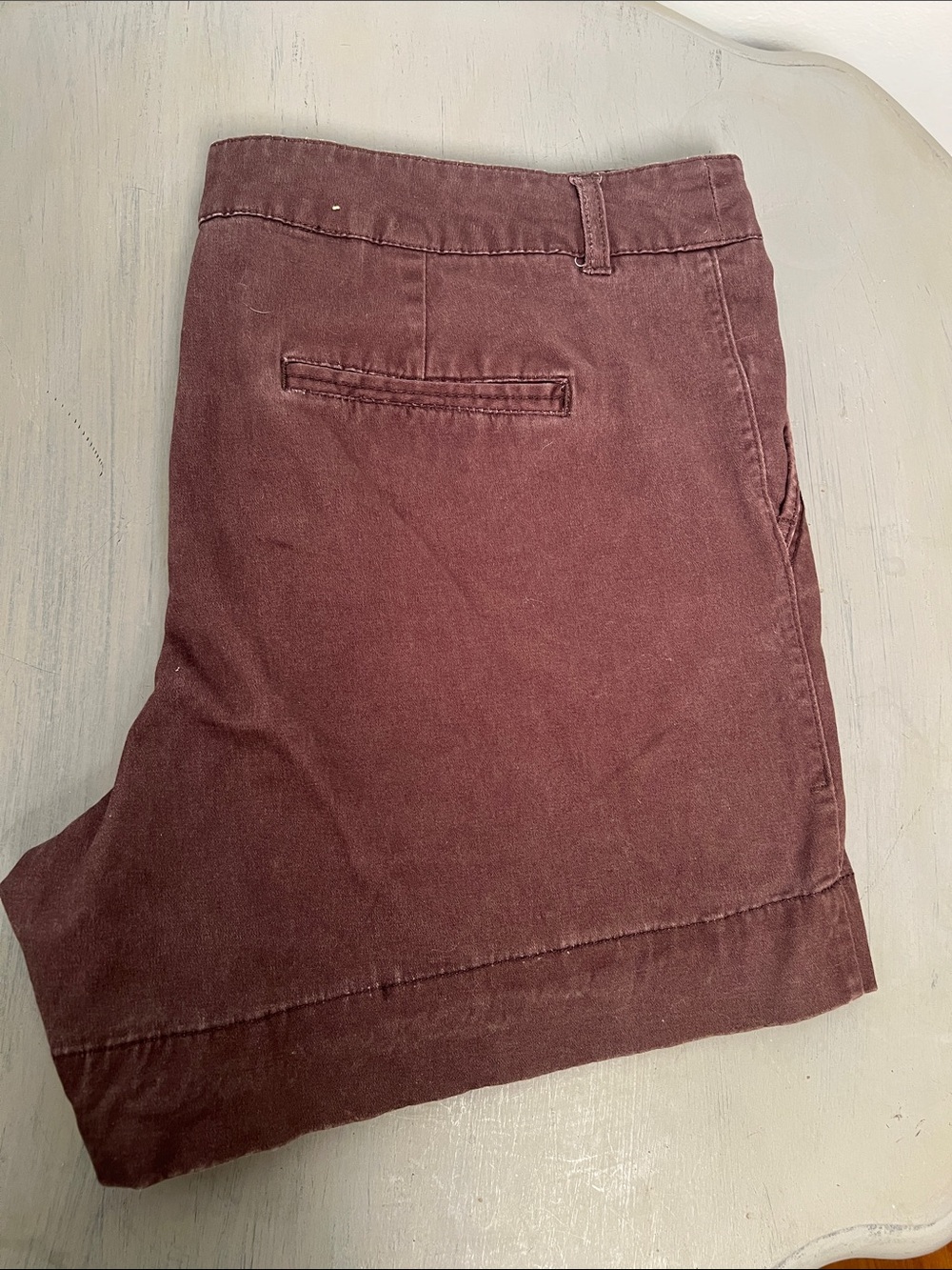 Dockers Women's flat front Cotton Shorts in Brown size 14 - Picture 8 of 8